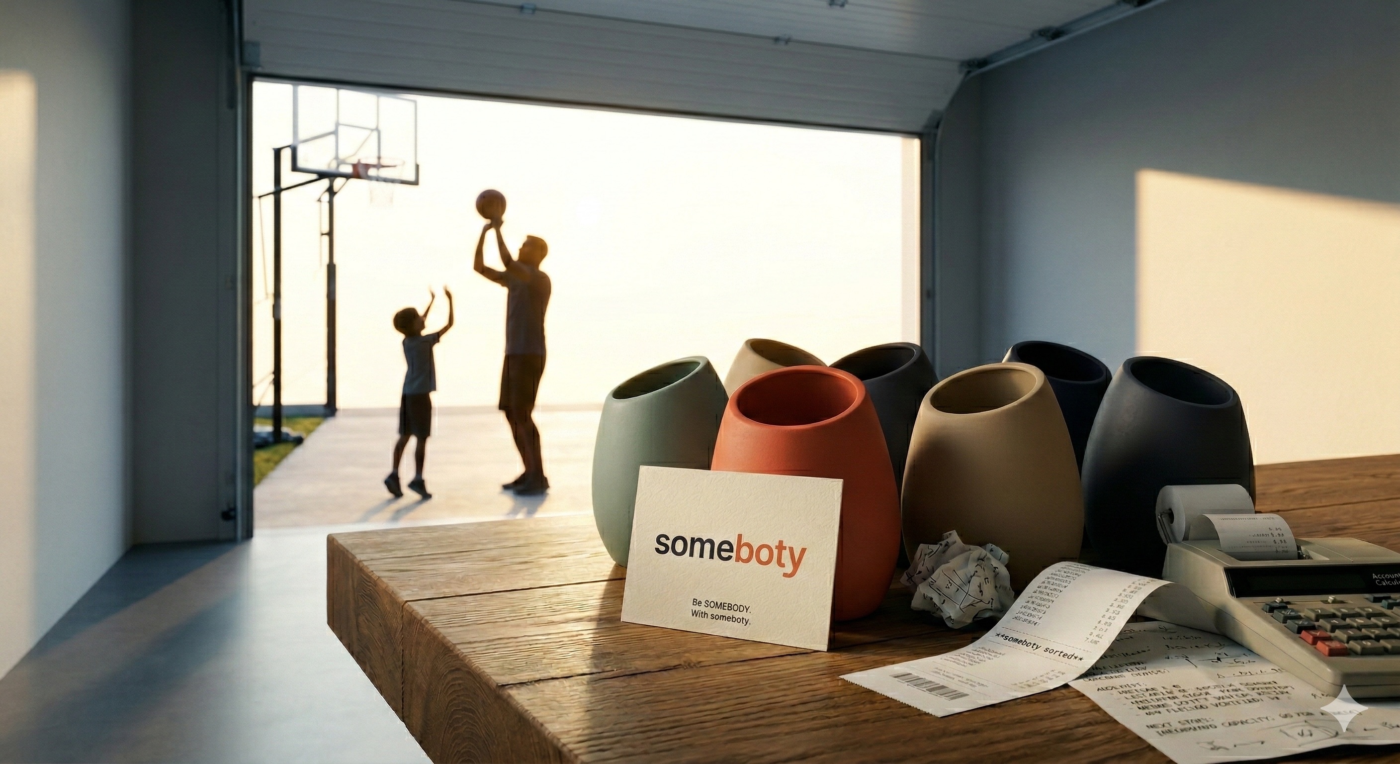 shoot hoops with your son.